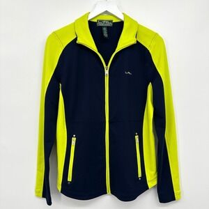 Lauren Ralph Lauren Active Jacket Womens Large Stretch Preppy Sporty‎ Colorblock